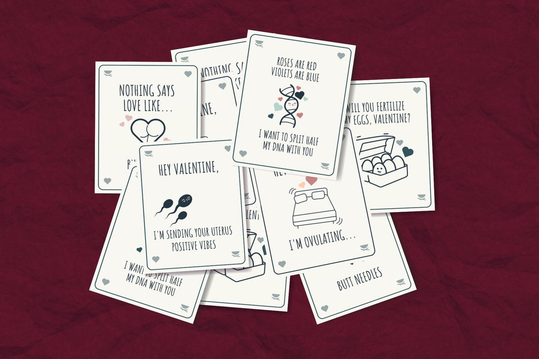 Printable Valentine's Day cards for fertility warriors
