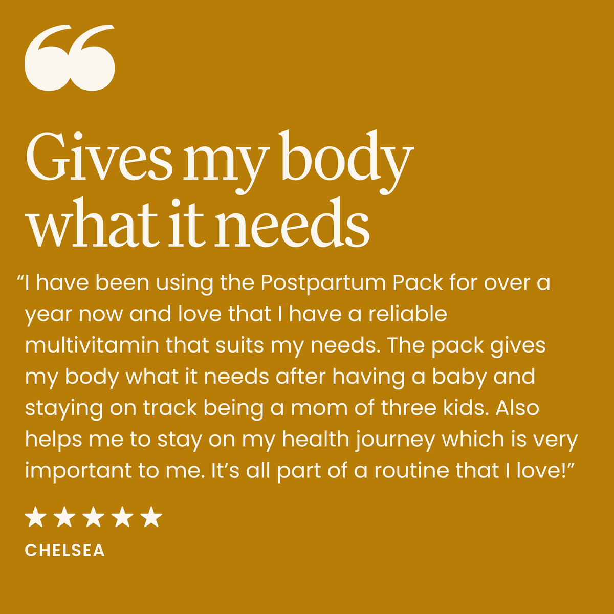 Postpartum Pack
