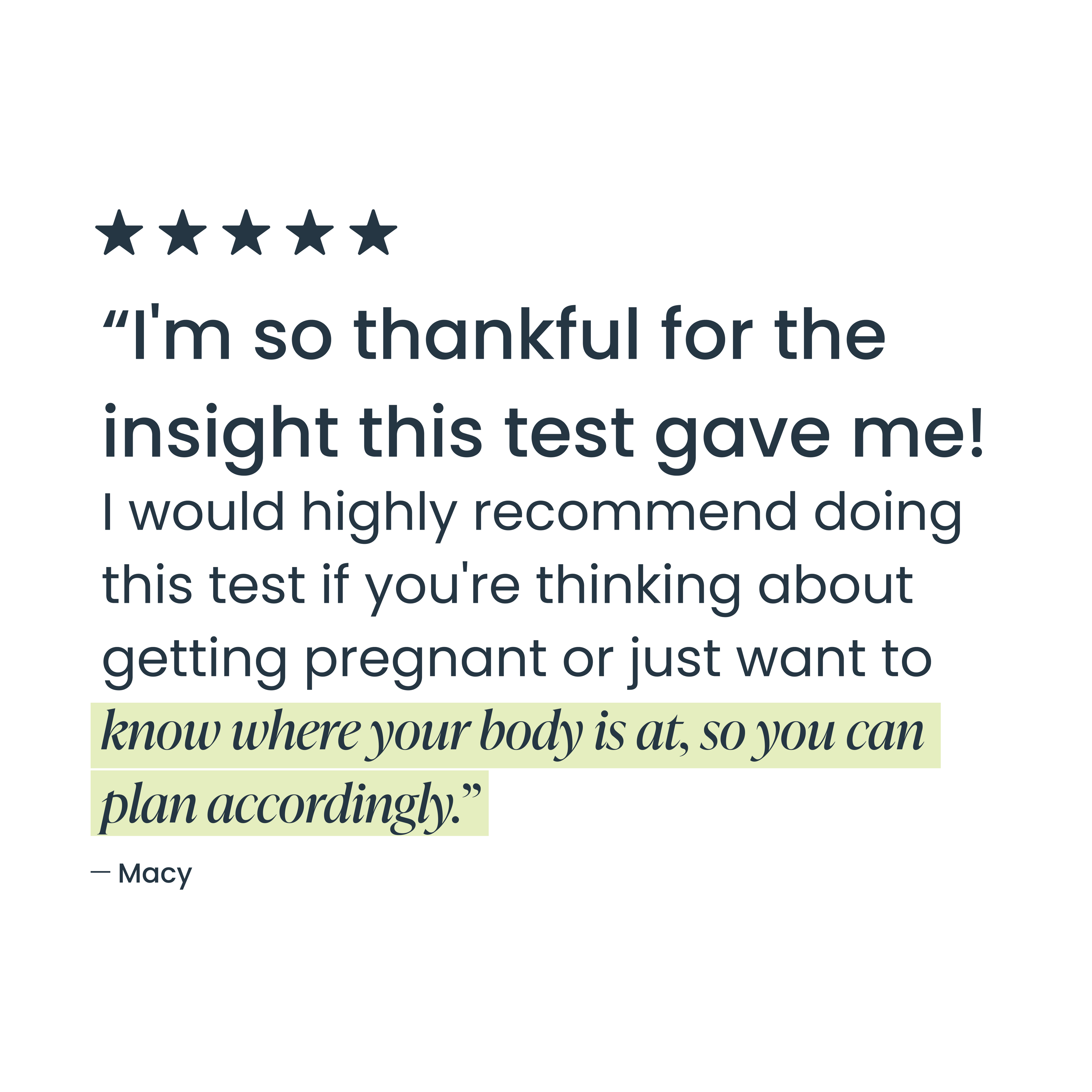 Ovarian Reserve Screening Test