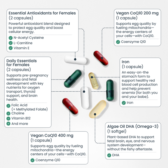 Female Fertility Power Prenatal Pack