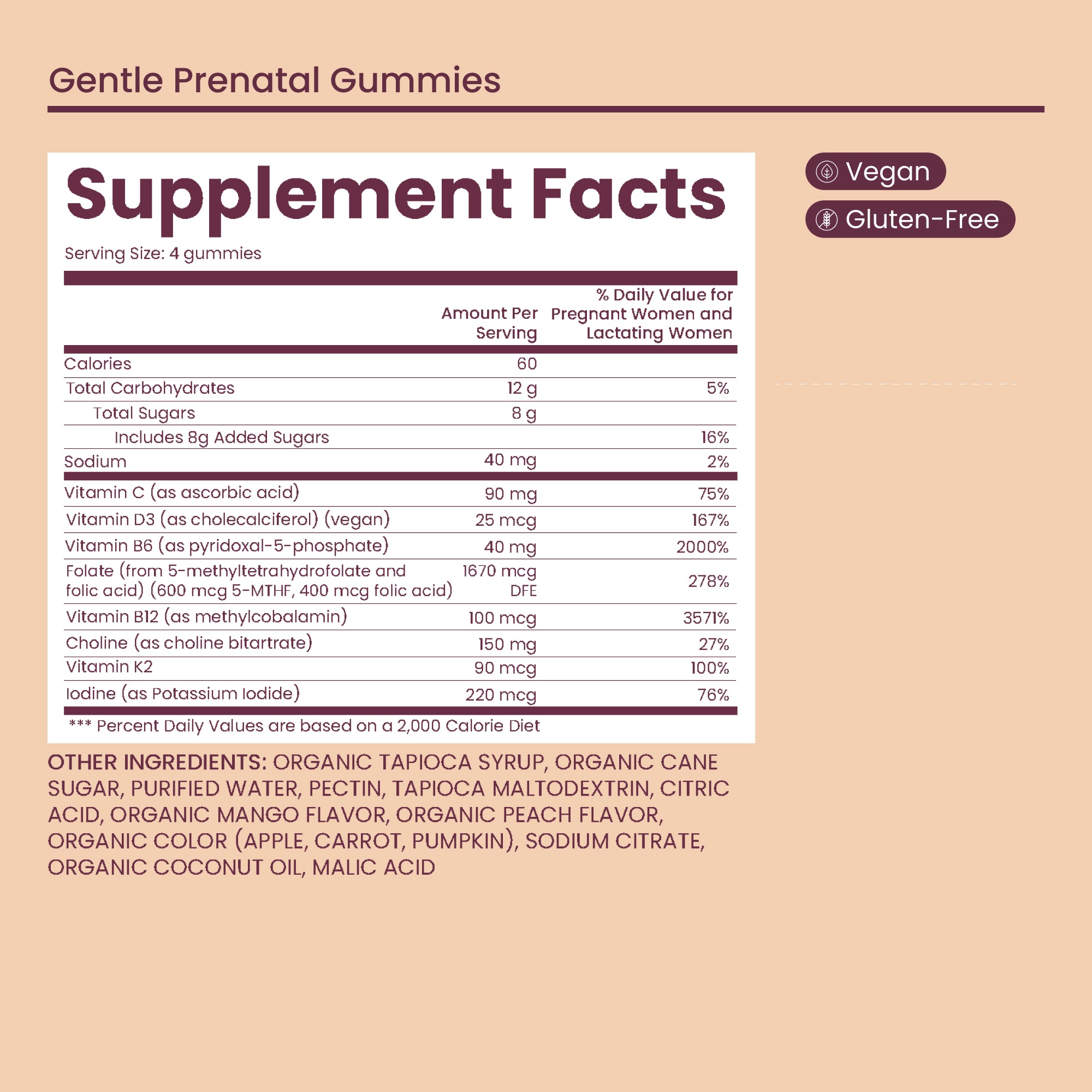Gentle Prenatal Gummies