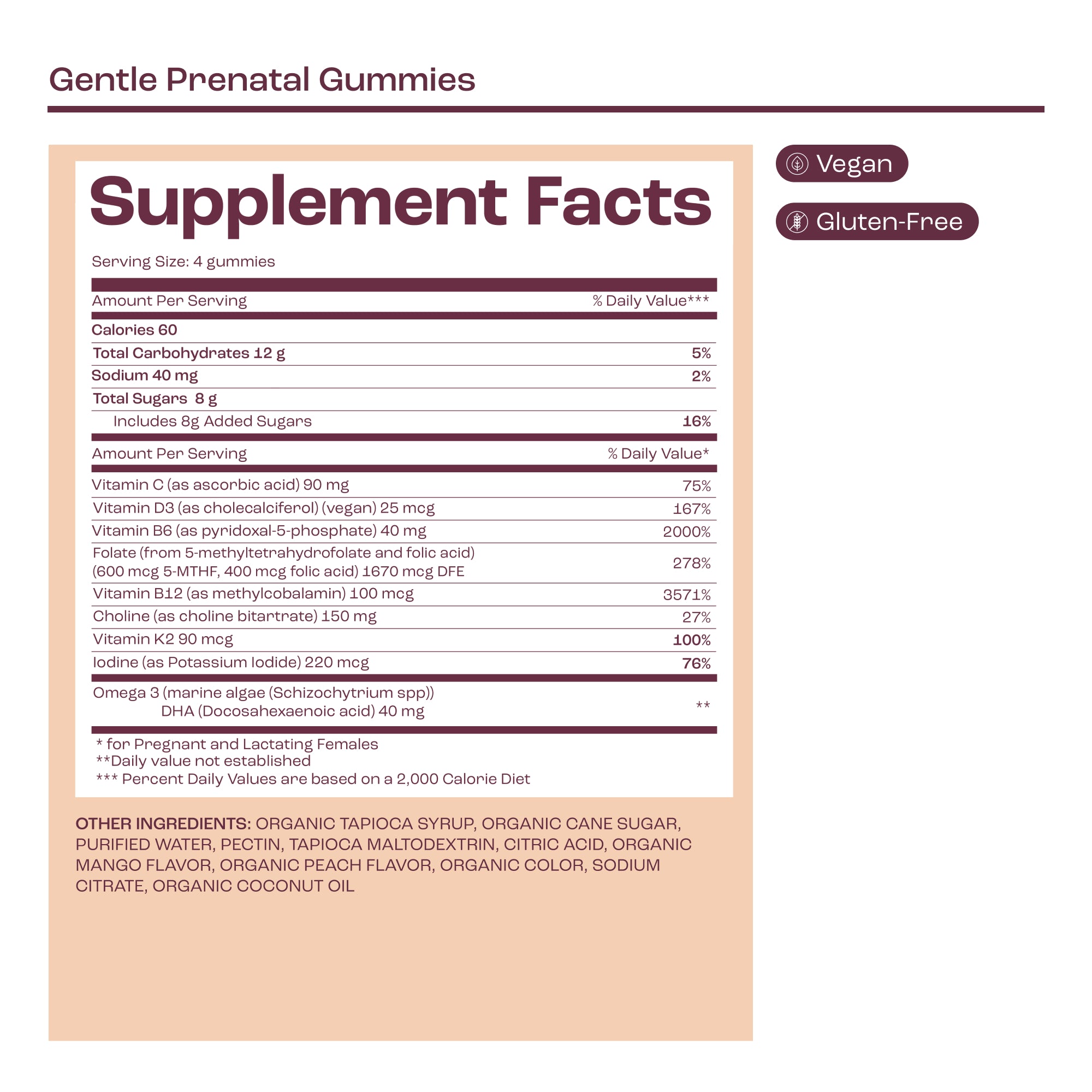 Gentle Prenatal Gummies