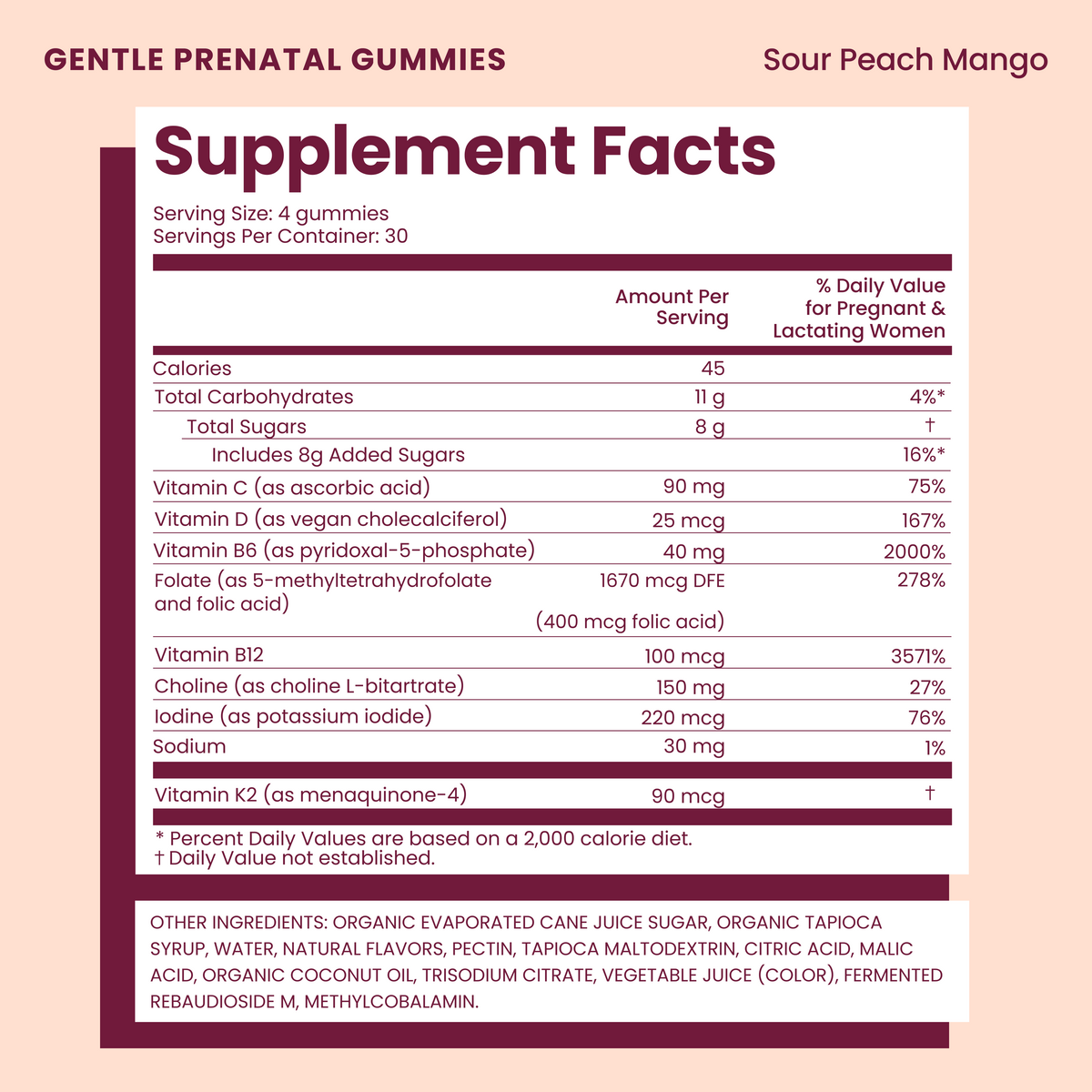 Gentle Prenatal Gummies