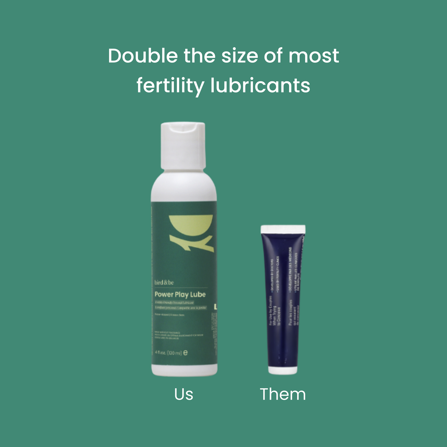 Fertility Lubricant for Conception Support - Sperm Safe Lube Bird&Be Fertility Lubricant for Conception Support - Sperm Safe Lube Bird&Be