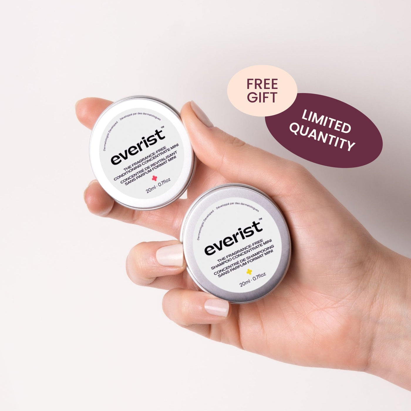 Everist The Fragrance-Free Shampoo + Conditioning Concentrate Mini