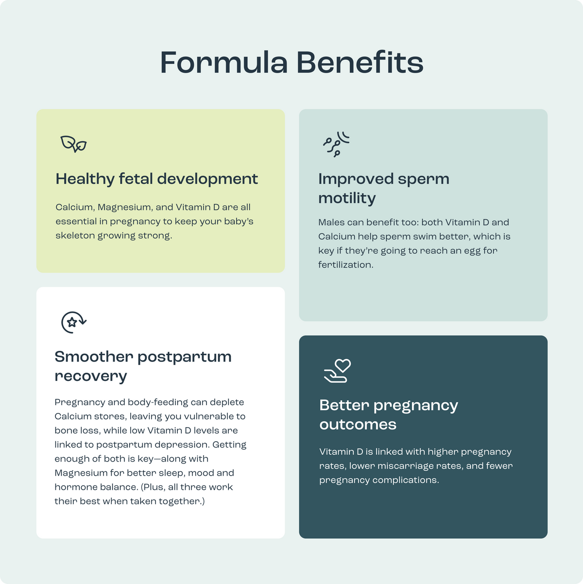 Calcium + Magnesium + D3 Supplement for Pregnancy | Bird&Be