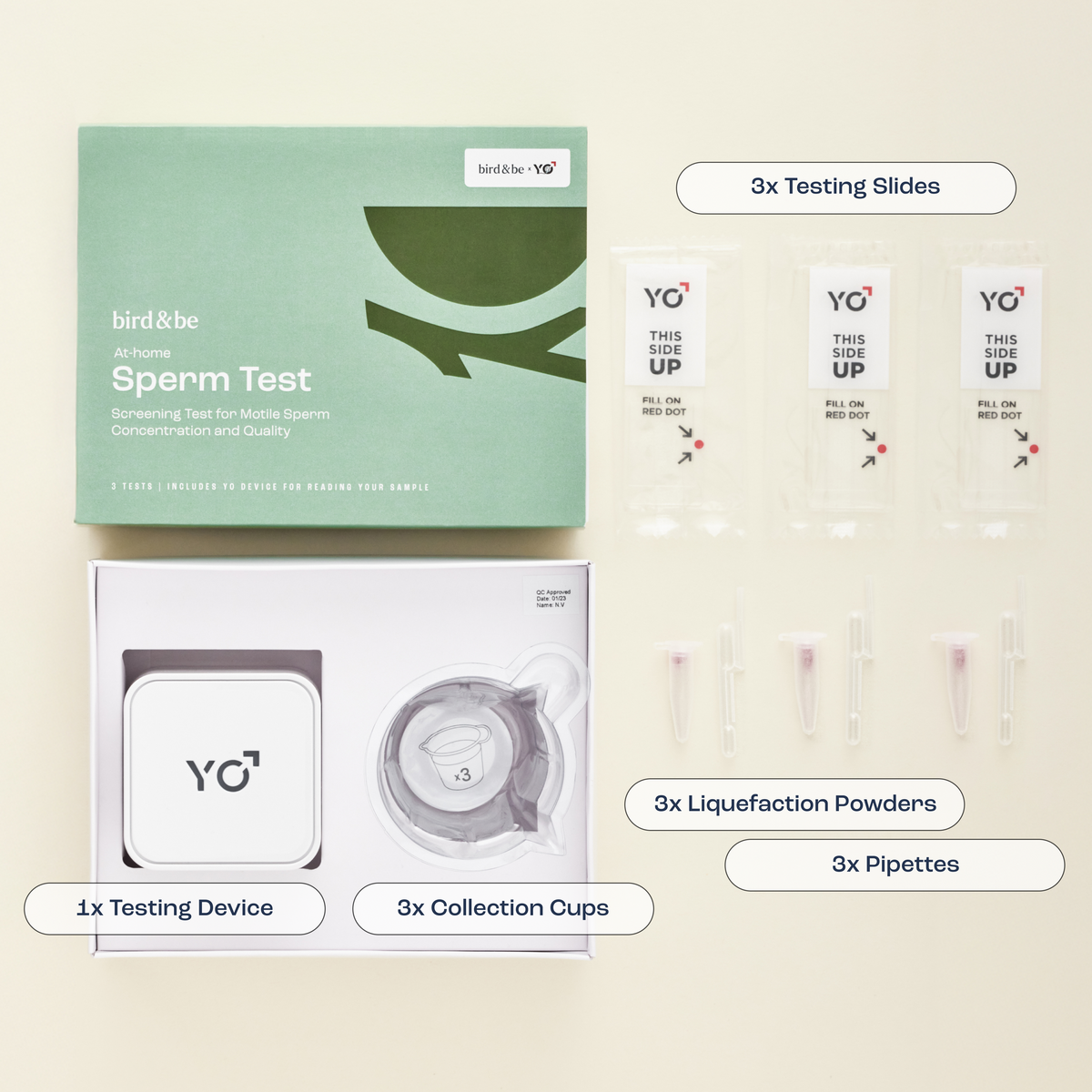 At-Home Sperm Test Kit for Male Fertility | Bird&Be